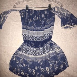 Off the shoulder romper